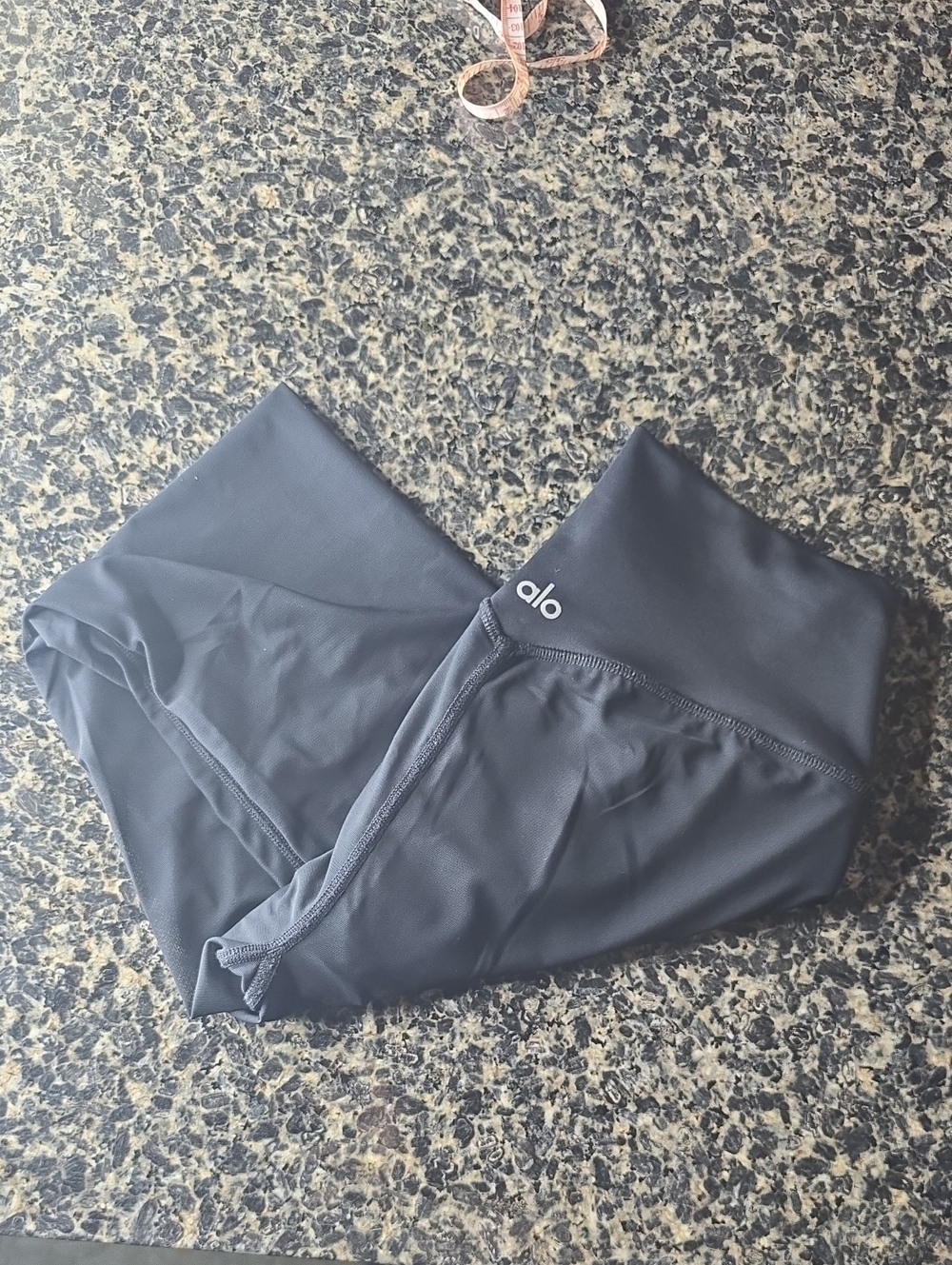 Alo Yoga Mesh Black Leggings Size M